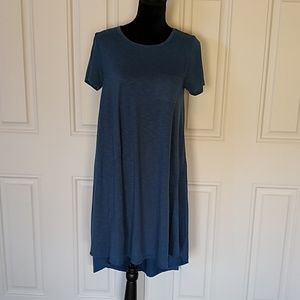LuLaRoe Denim Blue Carly Dress sz xs NWOT